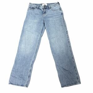 Hollister Low Rise Loose Jeans Women’s 27 Regular Medium Wash Baggy Y2K Denim